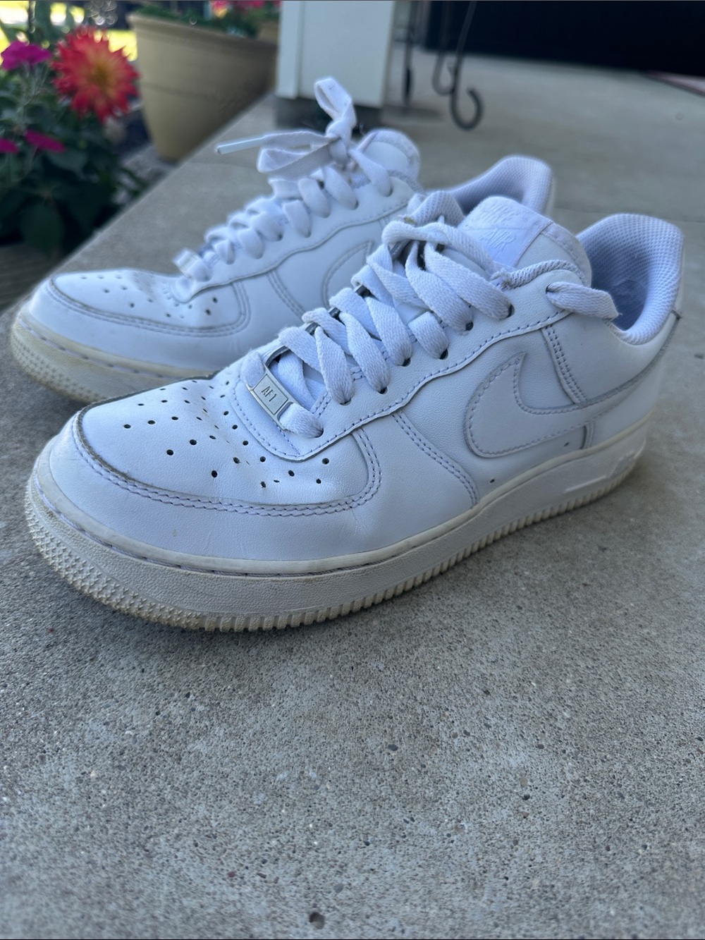Nike white AF1 women’s size 9